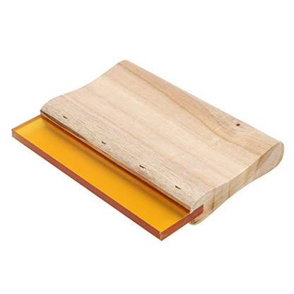 High-Precision Silk Screen Printing Frame Kit for T-Shirts DIY,with Plastic Scraper Squeegee and Hinge Clamp - Perfect for Woven Fabric and Crafts Accessories, Ideal for Small