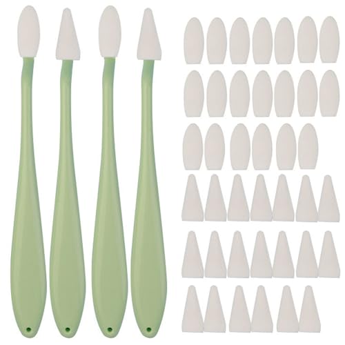 4pcs Paper Art Blending Blenders Stumps, Sketch Trimmer Erase Sponge Wiper, 2 Head Types, 40 Replacement Sponge Wipes, Sketch Drawing Tools Ideal for Highlighting, Shadowing, and Correcting Drawing - color: Gold
