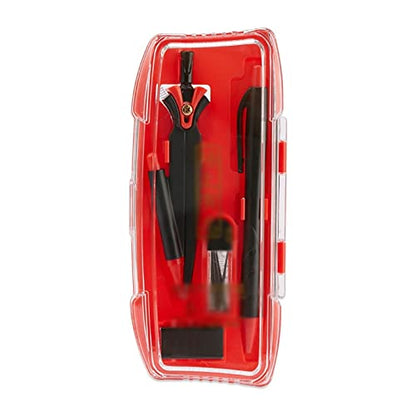 Drawing Compass Drafting Tools Ruler Set Triangle Ruler Set Compass Ruler Student Painting Multi-Function Tool Ruler Automatic Pen Tool Math Geometry Kit Math Ruler Kit