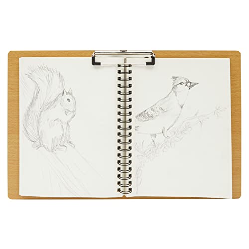 Juvale Wooden Clipboard - 11.5 x 17 in, Natural Wood - Lap Board & Lap Easel - Legal Size Clipboard for Forms - Portable Drawing Board - size: 11.5-x-17-inch