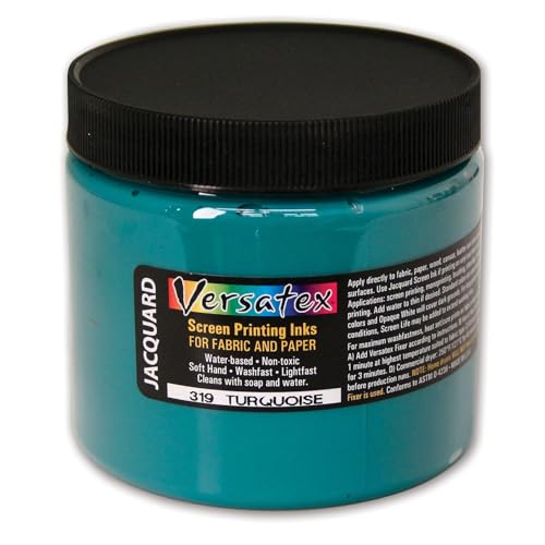 Jacquard, 16 oz, Turquoise Versatex Screen Printing Inks