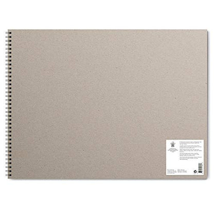 Winsor & Newton Classic Drawing Paper Pad, 18" x 24", 25 Sheets, 150gsm, Wired, Natural White - style: 18" x 24"