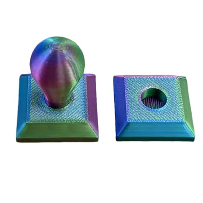 POETRYDRAW Diamond Art Painting Embossing Roller 3D Printing Diamond Art Painting Seal Press Diamond Art Painting Roller Tool Set for Multi-Color Square & Circular Drills (Iridescent) - color: Aurora Iridescent