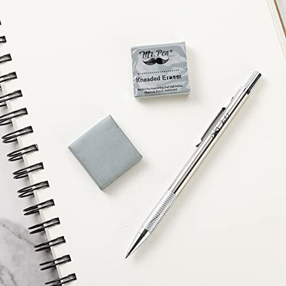 Mr. Pen- Kneaded Erasers, 1.44" x 1.36", 6 Pack, Gray | Soft Moldable Art Erasers for Charcoal, Graphite & Pastel Drawing, Precision Highlighting, Smudge Control