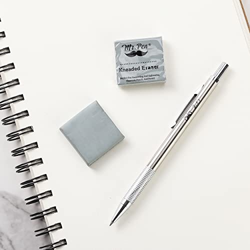 Mr. Pen- Kneaded Erasers, 1.44" x 1.36", 18 Pack, Gray | Soft Moldable Art Erasers for Charcoal, Graphite & Pastel Drawing, Precision Highlighting, Smudge Control - color: Gray, size: 18 Pack, 1.44" x 1.36"