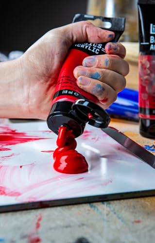 Liquitex BASICS Acrylic Paint Set 6x118ml (4-oz), Fluorescent - style: Fluorescent 6 x 118ml (4-oz)