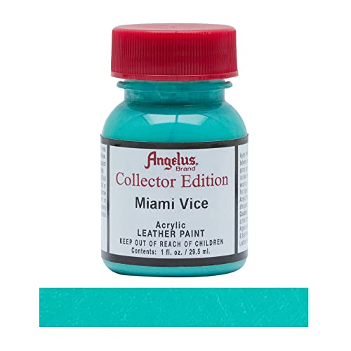 Angelus Collector Leather Paint 1 oz Miami Vice - color: Miami Vice