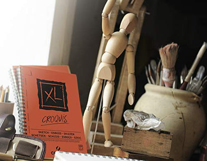 Canson XL Sketch Pad 60 Sheets A2 (42 x 59.4 cm 90 g Ivory - size: A2 - 42 x 59,4 cm