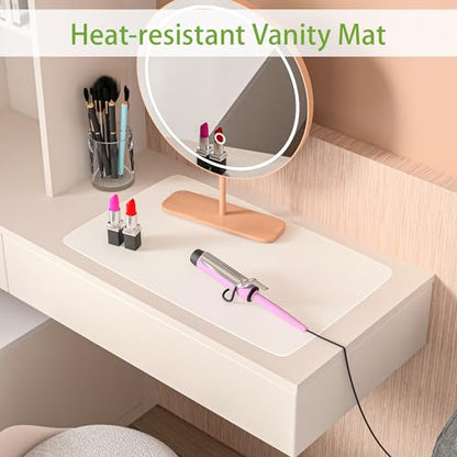 Small Translucent Silicone Mats: 7.9”x9.5” Clear Non-Slip Countertop Protector Liner - Heat Resistant Non-Stick Baking Mat 2/Pack - color: Clear(1mm 2Pcs), size: 9.5"L x 7.9"W