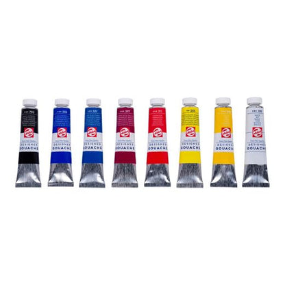 Royal Talens Gouache - Mixing Set of 8, 20 ml tubes