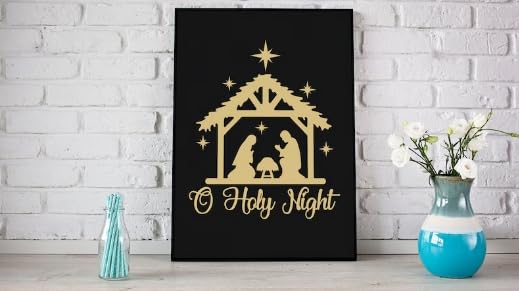 2PCS Christmas Self-Adhesive Silk Screen Stencils,HOHOHO Screen Printing Stencils for Craft Xmas Believe Stencil Transfers Gnomes Reusable Stencils for Painting on Wood T-Shirt Fabric Holiday Card - color: 2pcs HOHOHO stencils