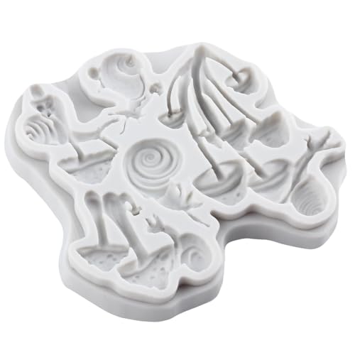 Mushroom Polymer Clay Casting Mold Mushroom Snail Silicone Molds for DIY Crafts Epoxy Resin Casting Air Dry Polymer Clay Plaster Jewelry Making - color: Style B