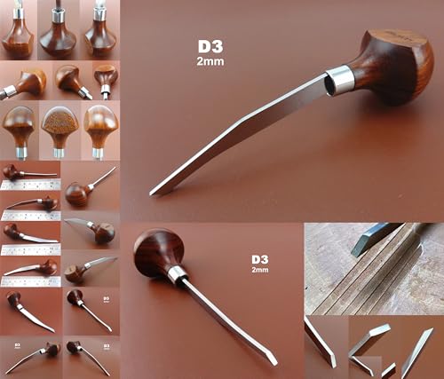 1pc D3-2mm Print Woodcut Copperplate Etch Carving Knife Flat Groover Graver Scorper Tool