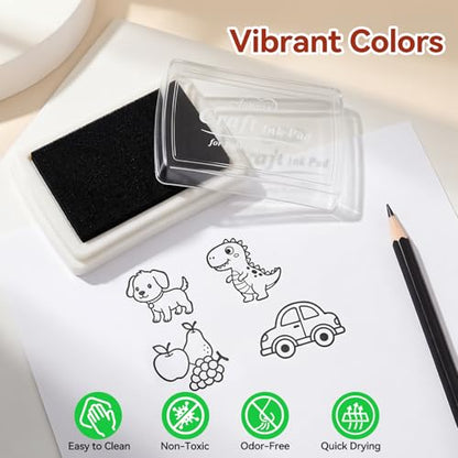 WAYCOM Linocut Kit for Beginners - 4x6 Soft Rubber Carving Block with Linoleum Cutter, Hobby Knife, Ink Pad & Pencil - Stamp Making & Block Printing Starter Set, DIY Craft Gift for Adults & Teens - color: Pale Pink-1 Rubber Block