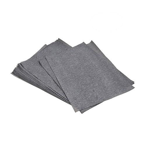 KONTONTY 25 Sheets Bag Black Graphite Transfer Paper Carbon Paper for Tracing Graphite