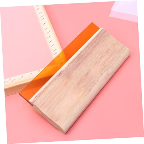 STOBOK Silk Screen Printing Kit with Squeegees Inkjet Transparency Film Frame and Mask Tape DIY Printing Projects and Family Activities