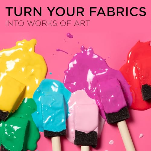 Tulip Soft Fabric Paint, Washable, Stays Soft and Flexible, Permanent Paint, for Light and Dark Fabrics, 2 fl oz, Royal Blue - color: Royal Blue