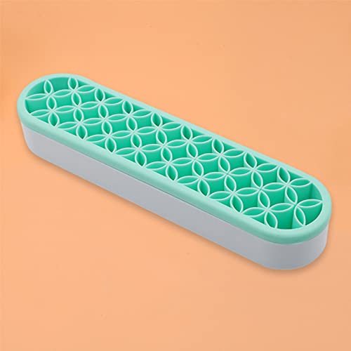 Silicone Brush Holder Organizer for Painting Brush Holder,Craft or Sewing Tools Brush Drying Rack Multipurpose Diamond Painting Pen Holder Sewing Craft Tool Holder Storage Box for Stash and Store