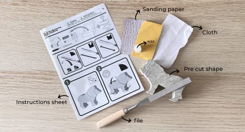 STUDIOSTONE CREATIVE DIY Arts & Crafts Carving Kit Kids Adults Eagle Sculpture Soapstone