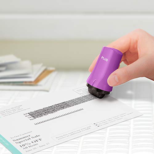 Guard Your ID Advanced Security Roller 2.0 for Identity Theft Prevention Stamping Purple - color: Purple, size: Regular