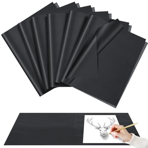 Epakh 20 Sheets 18" X 24" Large Graphite Carbon Transfer Paper, Reusable Transfer Paper for Canvas, Wood, Fabric, Papers, Ceramic, Drawing, Sketching, Painting and DIY Crafts - size: 18" x 24"