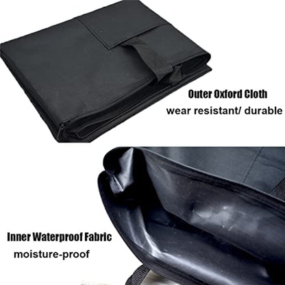 TOPOQ Art Portfolio Bag Waterproof Art Supply Storage Bag Artist Bag A2 Drawing Board Bag Canvas Art Tote Bag Sketchbook Carrying Bag Art Supplies Carry Case Shoulder Bag 20.5x14inch