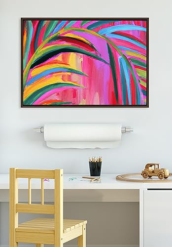 Kate and Laurel Sylvie Blank Framed Canvas Wall Art, 18x40, Premium Modern Empty Canvas for Paint-Your-Own Art, Gold Framing - color: Brown, size: 23"L x 33"W