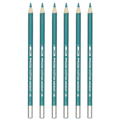 PATIKIL Watercolor Pencil, 6Pcs Water Soluble Pencils for Blending, Coloring, Sketch Drawing, Painting, Bright Blue - color: Bright Blue