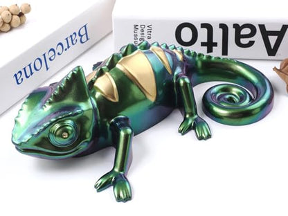 Large Chameleon Resin Molds Silicone 3D Animal Epoxy Resin molds Lifelike Deep Lizard Silicone Molds for Resin Crafts DIY Art Home Decor & Gifts