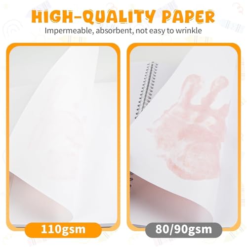 Umriox Drawing Pad for Kids, 6" x 9" Sketch Book, 2-Pack Sketch Pad (80 Sheets Each), 110gsm Acid-Free Drawing Paper, Glue-Bound Art Sketchbook for Kids' Classroom, Travel & School Art Supplies - size: 6" x 9"