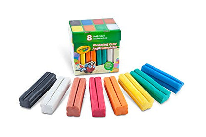 Crayola Modeling Clay in Bold Colors, 2lbs, Gift for Kids, Ages 4 & Up (Pack of 8) - size: Small (Pack of 8)