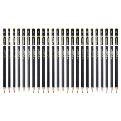 PATIKIL 24Pcs Drawing Pencils for Sketching, 4B Refill Sketch Pencils for Drawing, Graphite Art Pencil Set Professional Resistant Lead for Painting Shading Artist Office Supplies - size: 4B