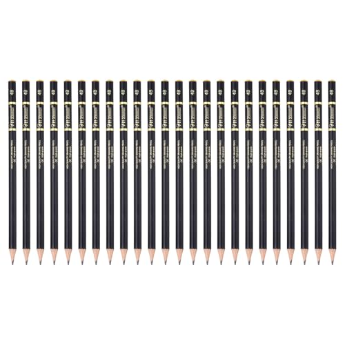 PATIKIL 24Pcs Drawing Pencils for Sketching, 4B Refill Sketch Pencils for Drawing, Graphite Art Pencil Set Professional Resistant Lead for Painting Shading Artist Office Supplies - size: 4B