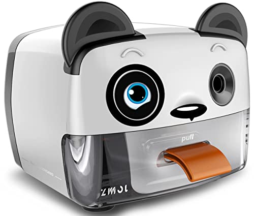 ZMOL Heavy Duty Electric Pencil Sharpener for Classroom, Auto-Stop Cute Pencil Sharpener Plug in for Kids for No.2 / Colored Pencil Sharpeners Plug in - color: Panda