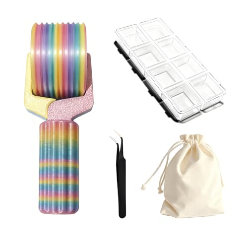 Diamond Painting Roller Set, 2025 Diamond Art Accessories & Diamond Painting Accessories Kit, 3D Printed Press Roller for Rhinestone Embroidery (Rainbow Color) - color: Rainbow Color