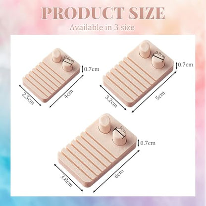Polymer Clay Bead Roller Set,Bowknot Clay Tube Hoop Roller Guide Clay Roller for Jewelry Crafts, Clay Rolling Strip Shape Maker,6/5/4CM - color: Style 3