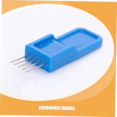 Housoutil 2pcs Pin Texture Brush for Clay Pottery Scoring Tool Kit Clay Texture Roller for Adults Beginners Pottery Tools Set