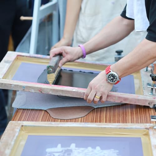 CroBlissful 8 Pcs Wood Silk Screen Printing Frames for Beginners 10 x 14 Inch Clear Precise Screens, High Tension Nylon Mesh, 0.87 Inch Thickened Frame for T Shirts DIY Screen Printing(110 Mesh) - style: 110 Mesh