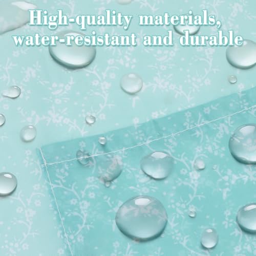 ARTIBETTER Waterproof Apron with Sleeves Polyester Housework Smock Blue Cooking Apron for Adults Kitchen Cleaning Gardening Painting Home Restaurant Shop Use
