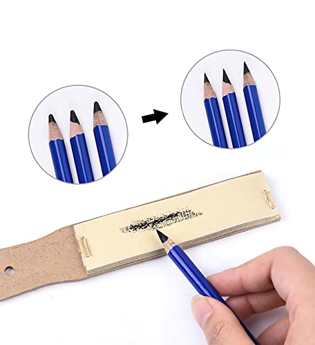 YYMIYU 24 Drawing Pencils Set, Art Sketching Pencils Charcoal Set 14B,12B,11B,10B,9B,8B,7B,6B,5B,4B,3B,2B,B,HB,H,2H,3H,4H,5H,6H,& Soft Neutral Hard Charcoal Pencils - style: 24 Drawing Pencils Set