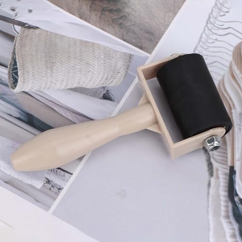 Generic Art Supplies Plastic Handle Printmaking Brayer Roller, Flexible and Practical Painting Tool for Printmaking, Great for Artists and Hobbyists (Original Color) - color: Original Color
