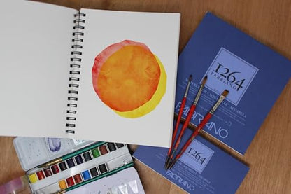 Fabriano 1264 Watercolor Pad, Bright White - size: 7 x 10