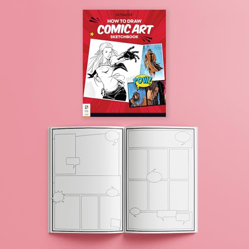 Art Maker: How to Draw - Comic Art - Complete Starter Kit, Studio Set, Instruction Book, Sketchbook, Dual-Tip Markers, Stickers & Drawing Tools, Adult