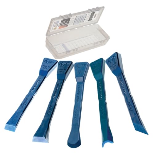 Bojo Tools - 5-Piece Scraper Tool Kit in F1 Cases - Heavy Duty - size: 5-Piece Scraper Tool Kit