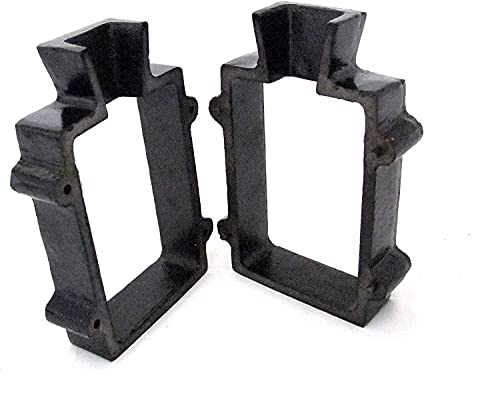 Cast Iron 2-Part Flask Mold for Delft Sand Casting Jewelry Making Tool