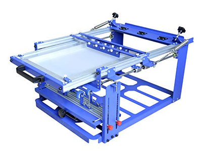 TECHTONGDA Cylinder Screen Printing Machine Cylindrical Silk Screen Printing Press for Mugs Pen Cup Bottle 6 Inches Diameter