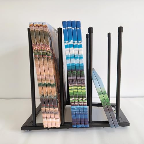 Art Storage Rack,Canvas Storage for art canvas storage 7.8 inches to 23 inches,Art Print Display Rack,Canvas Storage Rack for Artworks, Frames, Drawing Boards, Prints, Panels, Paintings Display