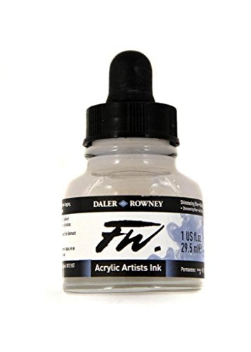 Daler Rowney FW Artists Acrylic Ink 29.5 ML Pot - Shimmering Red