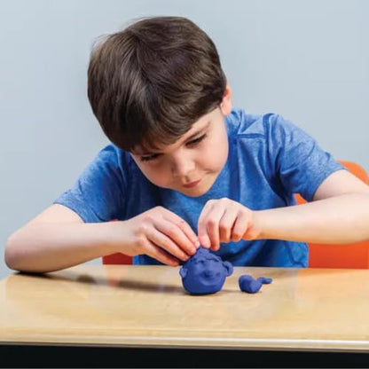 Prang Modeling Clay, Blue, 1 lb. Block, Case of 12 Blocks, 192 oz. Total | Pliable, Non-Hardening, Non-Staining, Easy Clean-Up, Perfect for Preschool and Elementary Aged Children - color: Blue, size: 1 lb. (Pack of 12)
