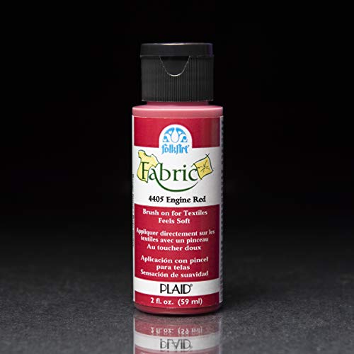 FolkArt Brush on Fabric Acrylic Paint Beginner Set (2-Ounce),